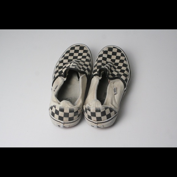 Vans slipons checkard In used condition - Picture 4 of 4